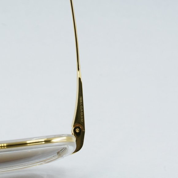 Dita FLIGHT-006-7806-L Sunglasses Crystal/Gold Aviator Frame, Brown Lenses - Picture 8 of 12